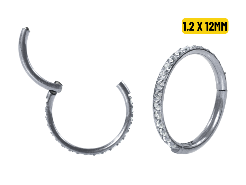 SEGMENTO CLICKER TITÂNIO C/ ZIRCÔNIA - 1.2 X 12MM
