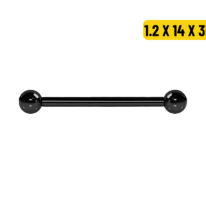MICRO RETO PVD BLACK 1.2 X 14 X 3MM