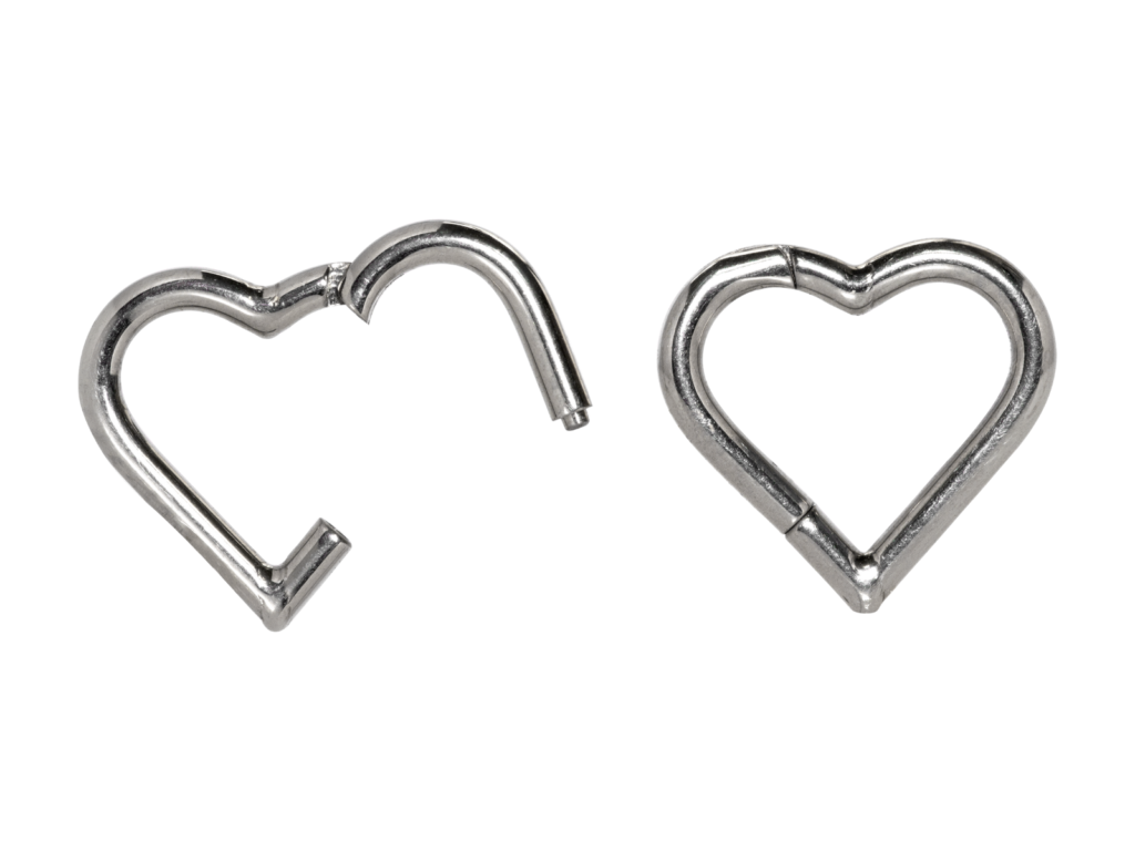 HEART CLICKER TITÂNIO - 1.2 X 8MM