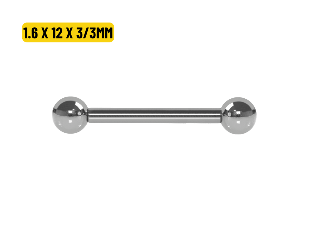 MICRO RETO AÇO - 1.6 X 12 X 3/3MM