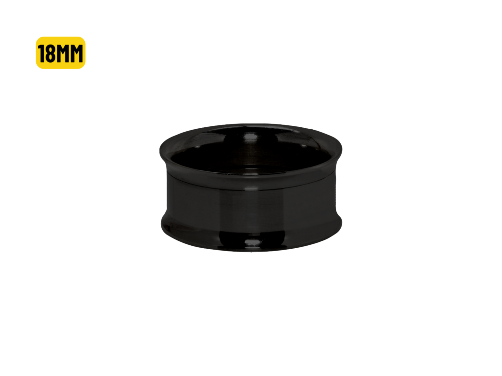 ALARGADOR R/INTERNA PVD BLACK - 18MM