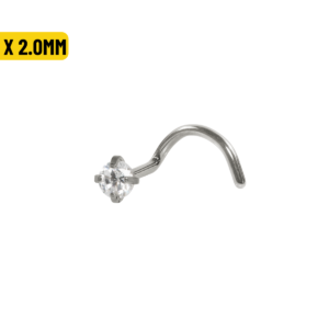 NOSTRIL TITÂNIO C/ GARRAS - 1.0 X 2.0MM