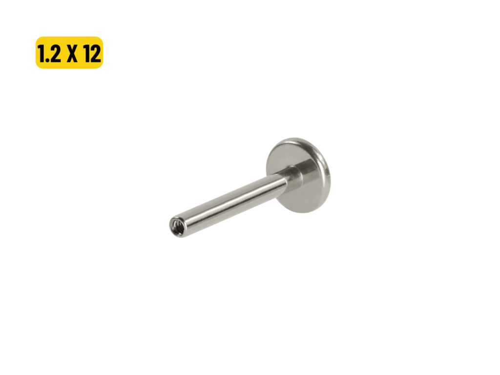 LABRET HASTE TITÂNIO - 1.2 X 12MM
