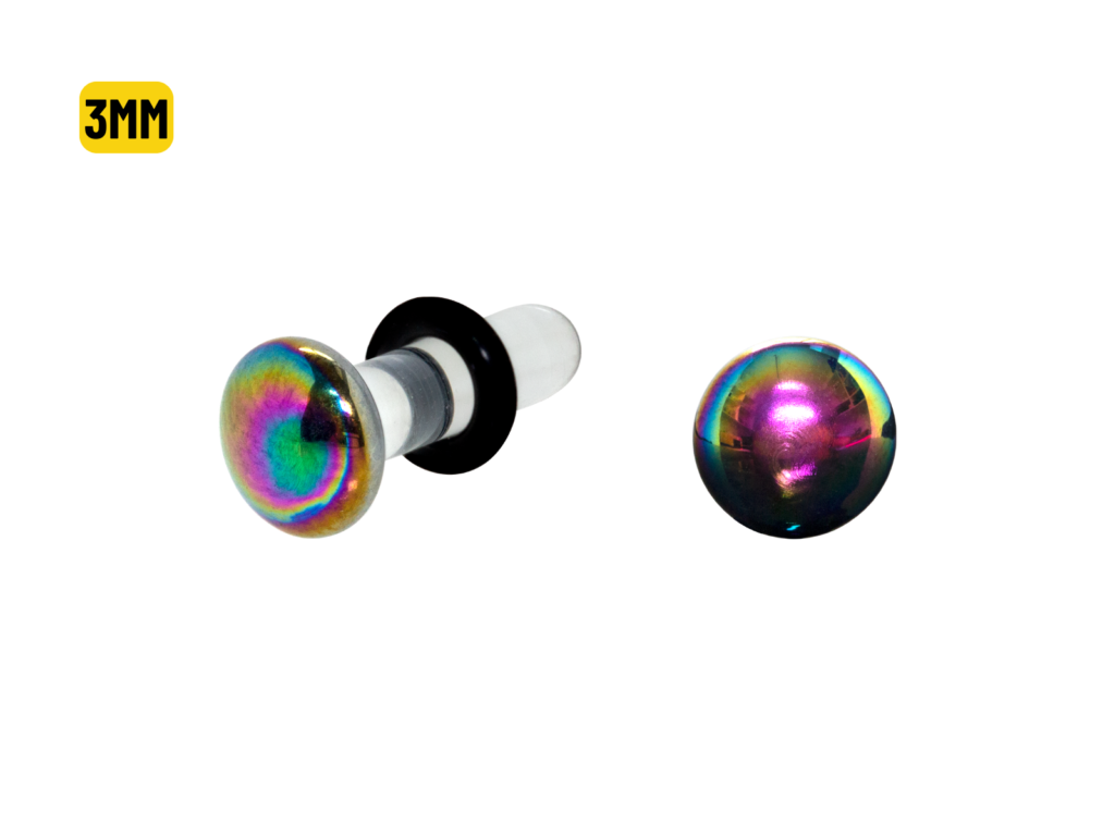ALARGADOR PLUG VIDRO BOROSSILICATO TOPO BOREAL - 3MM