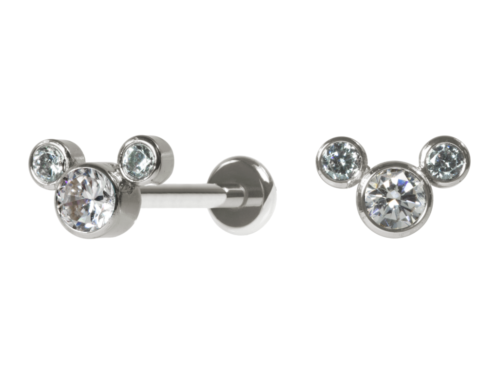LABRET TITÂNIO R/I MICKEY
