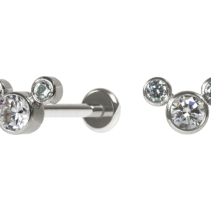 LABRET TITÂNIO R/I MICKEY