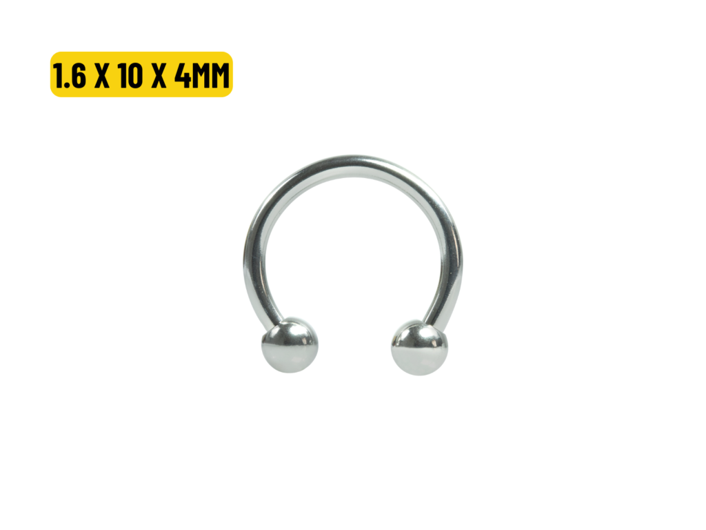 FERRADURA AÇO - 1.6 X 10 X 4MM