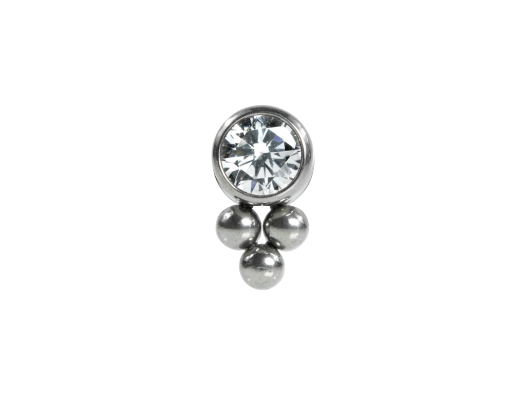TOPO TITÂNIO 0.9 (1.2MM) - INDIANO C/ ZIRCÔNIA