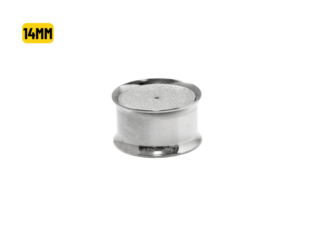 ALARGADOR PLUG AÇO C/ FURO P/ BRINCO - 14MM