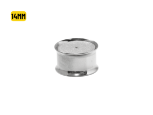 ALARGADOR PLUG AÇO C/ FURO P/ BRINCO – 14MM