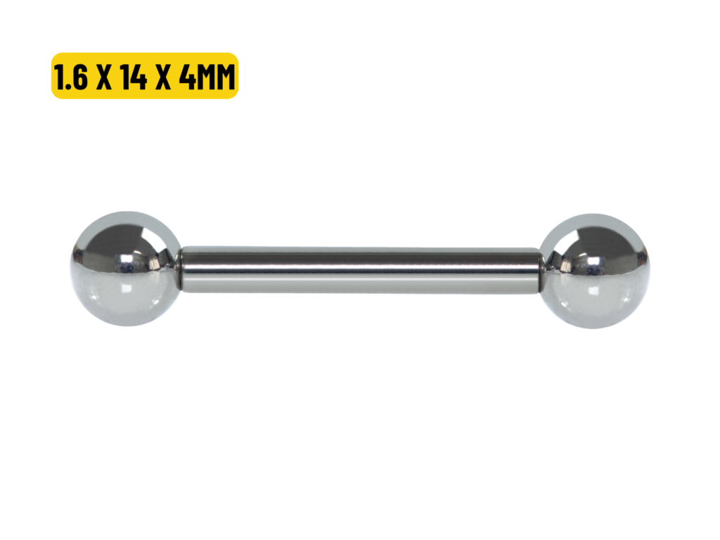 MICRO RETO TITÂNIO - 1.6 X 14 X 4/4MM