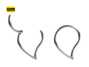 SEGMENTO CLICKER TITÂNIO V CURVADO – 10MM