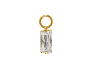 PINGENTE AVULSO TITÂNIO PVD C/ ZIRCÔNIA – 2 /4.5MM