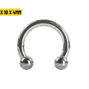FERRADURA TITÂNIO R/INTERNA - 1.6 X 10 X 4MM