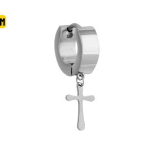ARGOLA CLICKER AÇO C/ CRUZ 7MM - UNIDADE