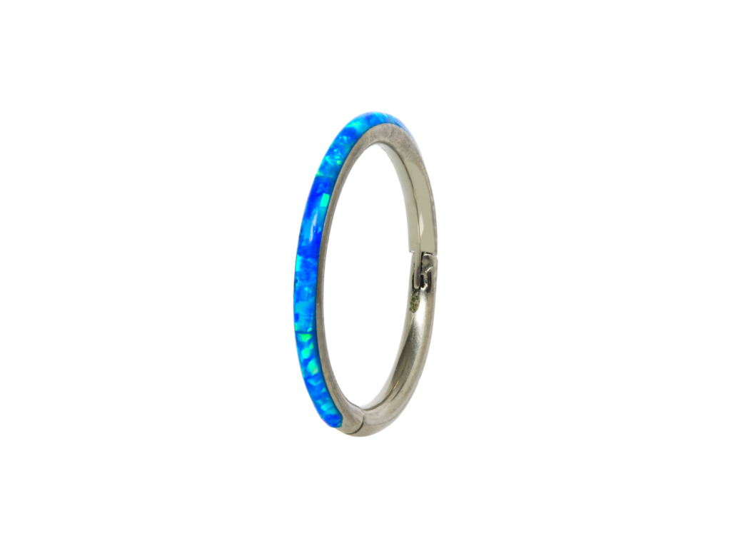 SEGMENTO CLICKER TITÂNIO OPALA 1.2 X 10MM - AZUL