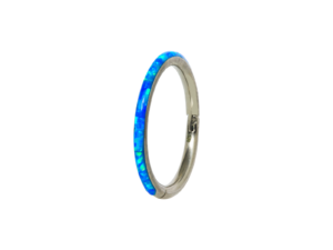 SEGMENTO CLICKER TITÂNIO OPALA 1.2 X 10MM – AZUL