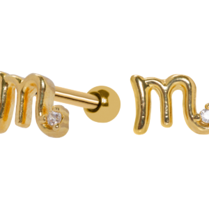 MICRO RETO SIGNO ESCORPIÃO - BANHADO A OURO