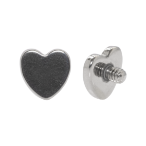 TOPO MICRODERMAL CORAÇÃO - 1.6 X 4MM