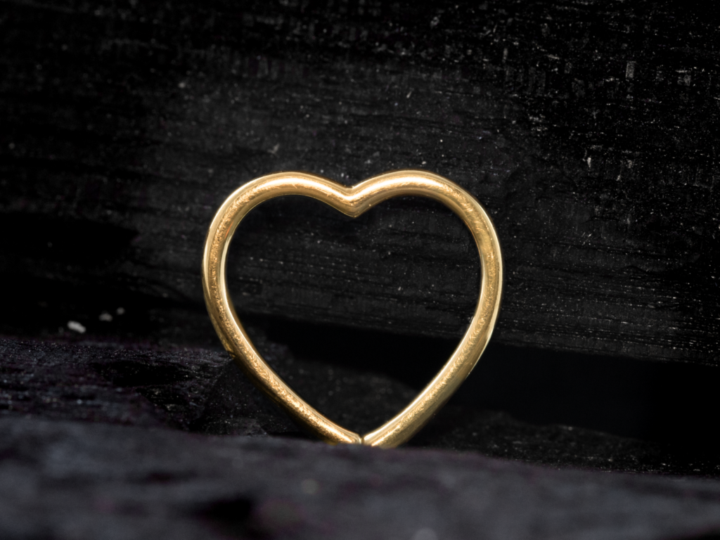 HEART TORÇÃO OURO 18K - DT02