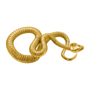 PÊNDULO COBRA AÇO PVD GOLD - 6MM
