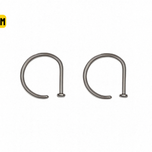 NOSTRIL ARGOLA TITÂNIO OPEN D - 6MM