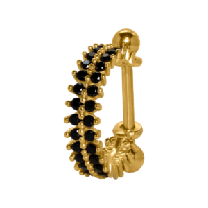 CONCH P128 - ÔNIX/ BANHADO A OURO