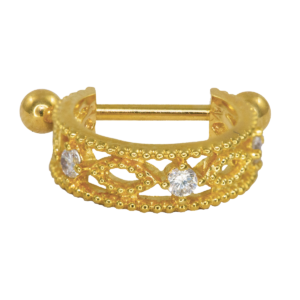 CONCH INDIANO 4 PEDRAS - BANHADO A OURO