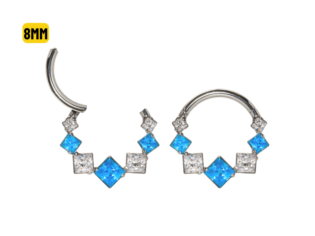 SEGMENTO CLICKER TIT FRONTAL C/ ZIRCÔNIA AZUL - 1.2 X 8MM