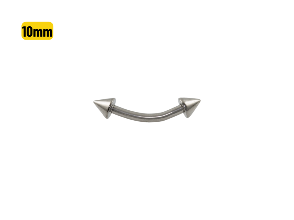 MICRO CURVO TITÂNIO SPIKE - 1.2 X 10MM