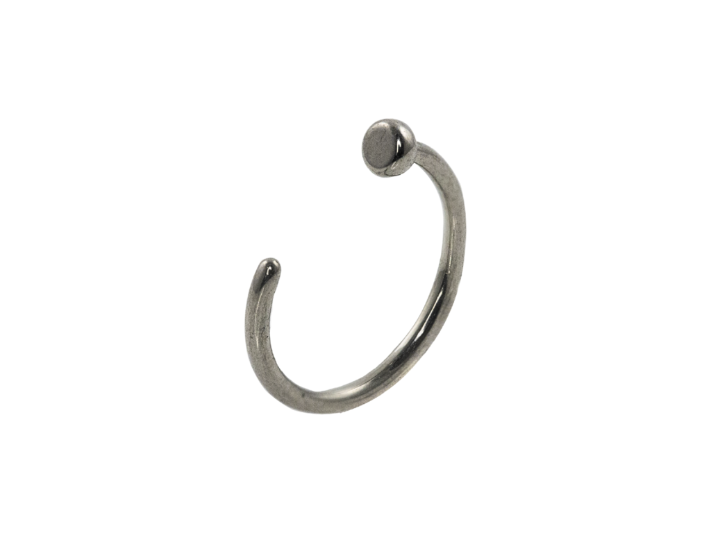 NOSTRIL ARGOLA TITÂNIO NOSE RING - 0.8 X 8MM