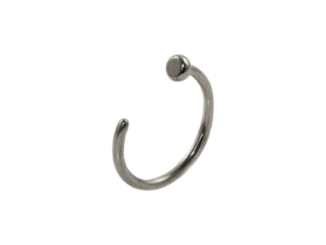 NOSTRIL ARGOLA TITÂNIO NOSE RING – 0.8 X 8MM