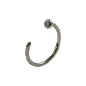 NOSTRIL ARGOLA TITÂNIO NOSE RING - 0.8 X 8MM