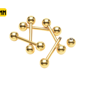 MICRO RETO BANHADO A OURO 1.2 X 12 X 3MM