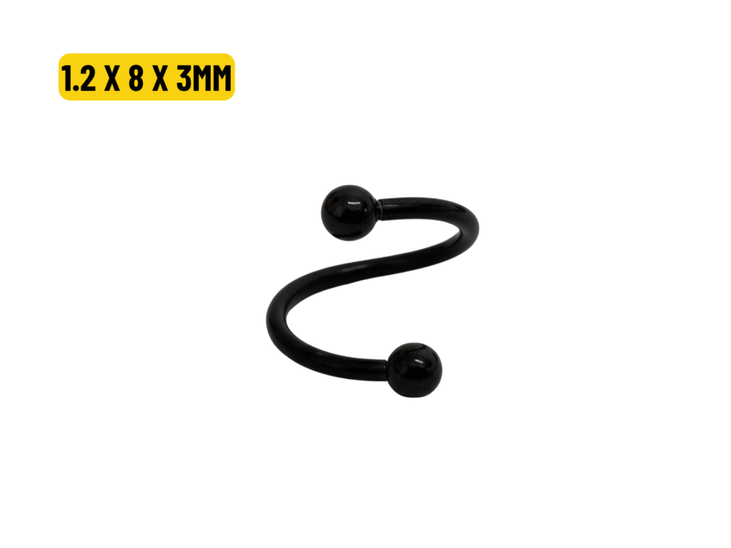 TWISTER BANHADO BLACK - 1.2 X 8 X 3MM