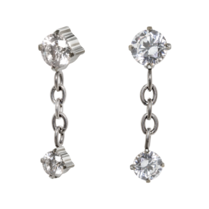 TOPO TITÂNIO 0.9 (1.2MM) - 2 ZIRCÔNIAS C/ CORRENTE