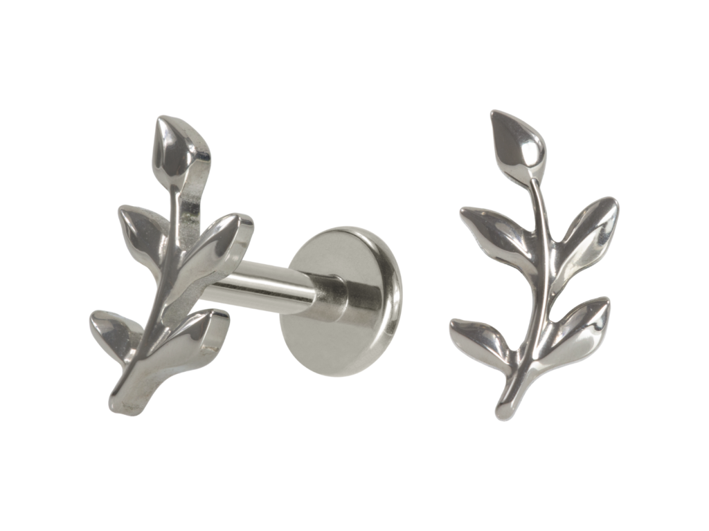 LABRET TITÂNIO PUSH PIN RAMO - 1.2 X 6MM