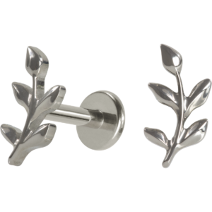 LABRET TITÂNIO PUSH PIN RAMO - 1.2 X 6MM