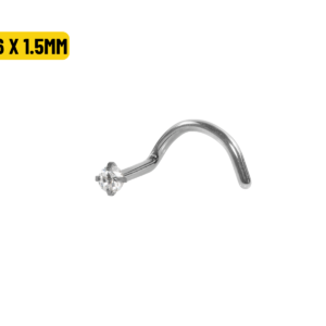 NOSTRIL TITÂNIO C/ GARRAS - 0.6 X 1.5MM