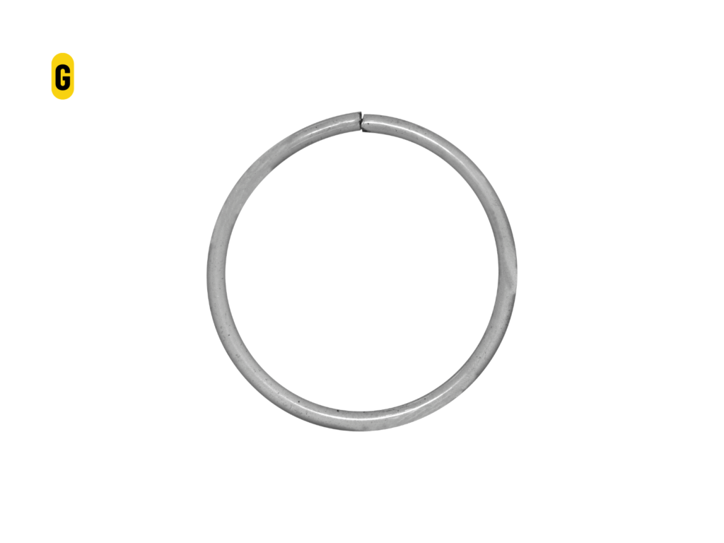 NOSTRIL ARGOLA AÇO - G