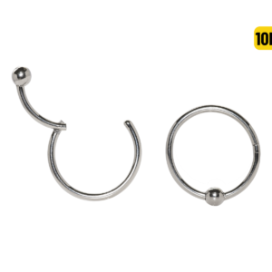 CAPTIVE CLICKER TITÂNIO - 1.2 X 10 X 3MM