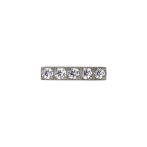 TOPO TITÂNIO 0.9 (1.2MM) - BARRINHA C/ ZIRCÔNIA