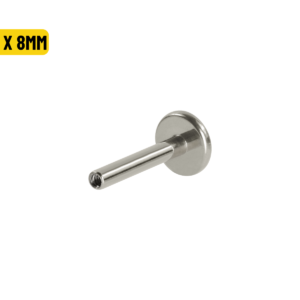 LABRET HASTE TITÂNIO PUSH PIN - 1.6 X 8MM