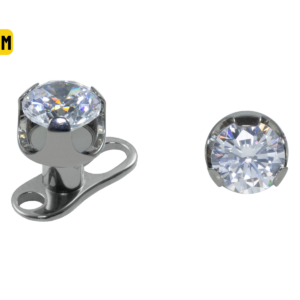 MICRODERMAL TITÂNIO COPINHO GARRAS C/ ZIRCÔNIA - 4MM