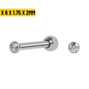 MICRO RETO AÇO AUSTRALIANO - 1.0 X 6 X 1.75 X 2MM