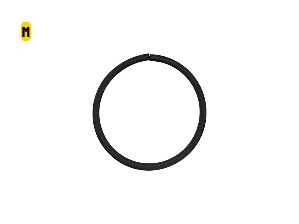 NOSTRIL ARGOLA BLACK- M