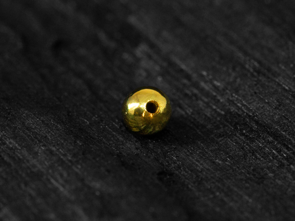 BOLINHA AVULSA OURO 18k - 1.2 X 3MM