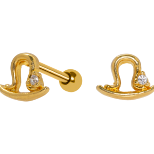 MICRO-RETO SIGNO LIBRA - BANHADO A OURO