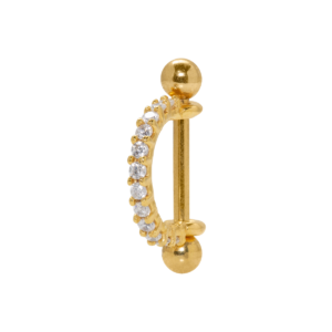 SEMI-ARGOLA P07 - BANHADO A OURO