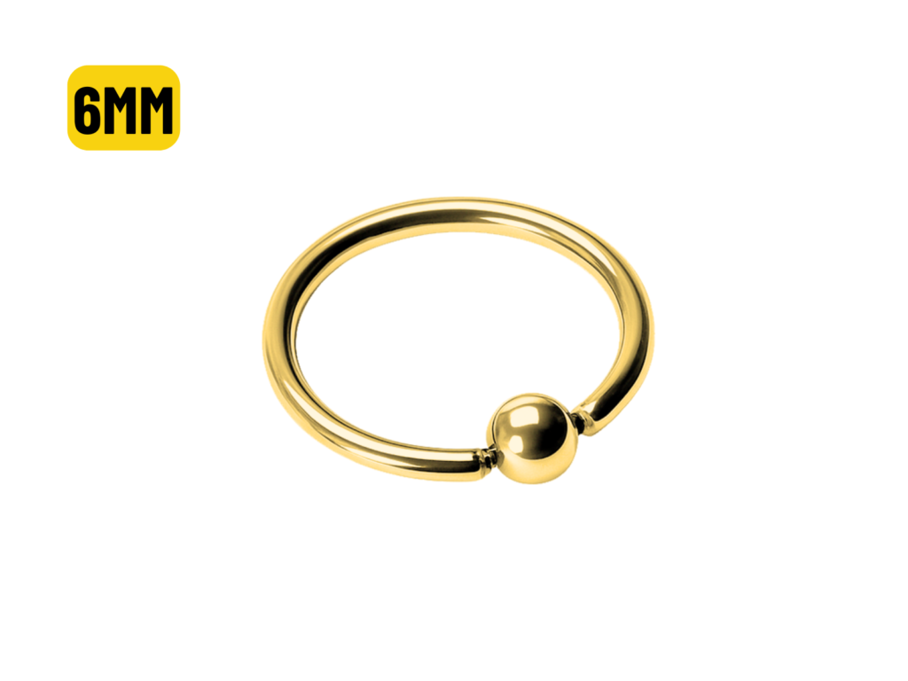 CAPTIVE BANHADO A OURO 1.2 X 6 X 3MM